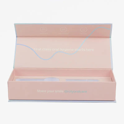 Pink Small Magnetic Luxury Wedding Favor Kemasan Kotak Hadiah Natal Logo Kustom
