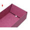 Kotak Hadiah Persegi Panjang Karton Lipat Merah Muda Dengan Tutup Flap