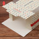 Window 4-inch Portable Pastry Box Baked Snowflake Mooncake Packaging Gift Box
