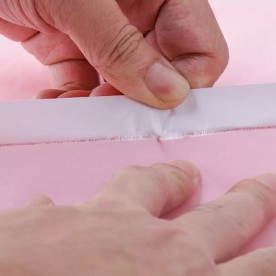 Karton SGS Mailer Kraft Daur Ulang Ramah Lingkungan Pink Double Kraft Paper Bubble Mailer