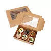 Luxury Cookie Dessert Reusable Packaging Box Cupcake Holder Paper Box Dengan Sisipan