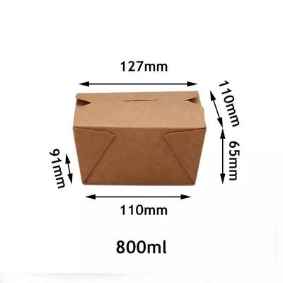 12.7cm Wadah Kemasan Makanan Sekali Pakai Embossing Kotak Kemasan Makanan Cepat Saji