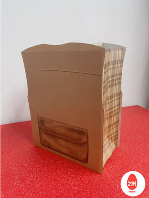 Tas Bawa Pulang Makanan Ramah Lingkungan 120gsm Hitam Dengan Logo yang Dipersonalisasi