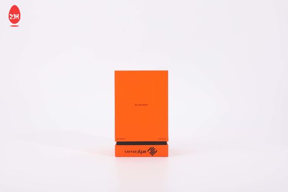 ECO Friendly Orange Paper Cardboard Gift Packaging Kotak Lilin Dengan Tutup