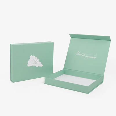 Green Cardboard Cosmetics Honey Wedding Lipat Kotak Hadiah Dicetak Logo Kustom