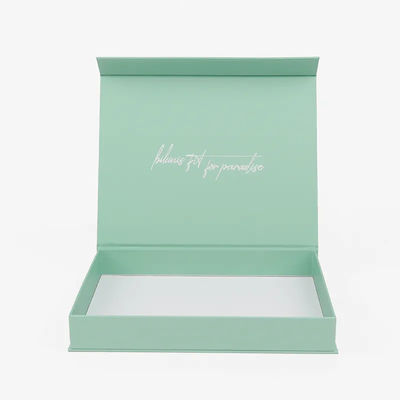 Green Cardboard Cosmetics Honey Wedding Lipat Kotak Hadiah Dicetak Logo Kustom